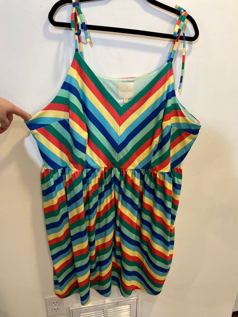 Chevron Rainbow Sun Dress - Modcloth - 4X